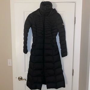 Bernardo Quilted Long Coat